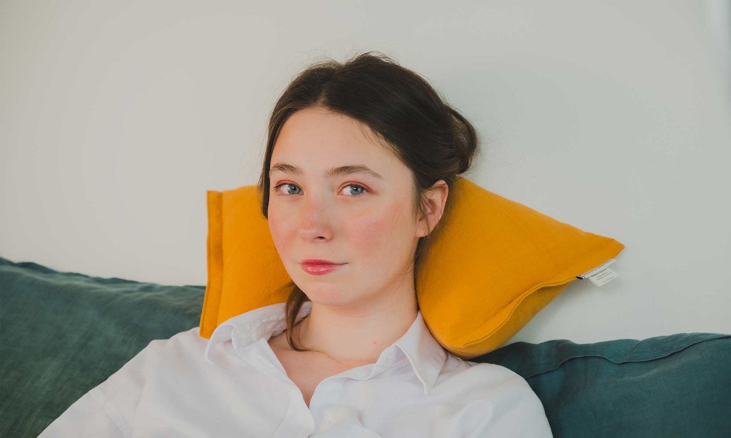 coussin cervical ergonomique pour la lecture