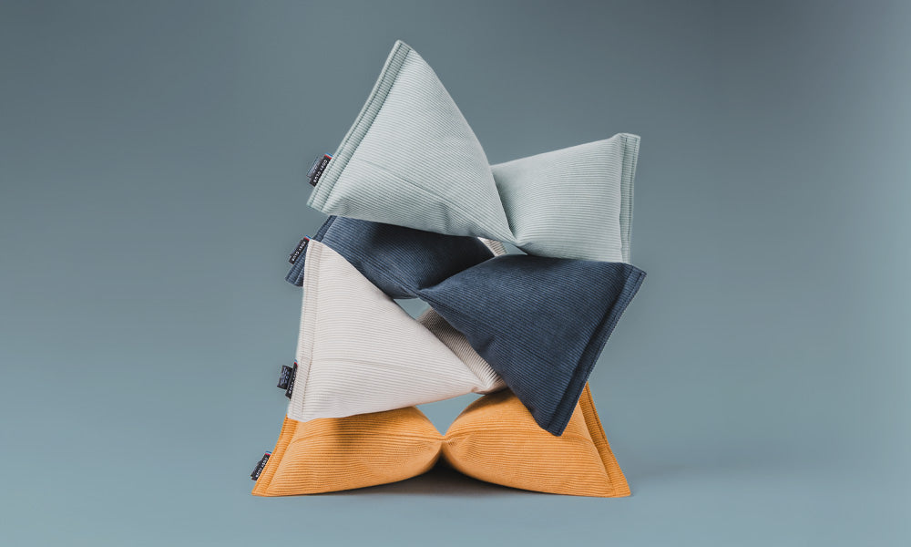 Coussins cervicaux en velours côtelé : 4 coloris sont de retour