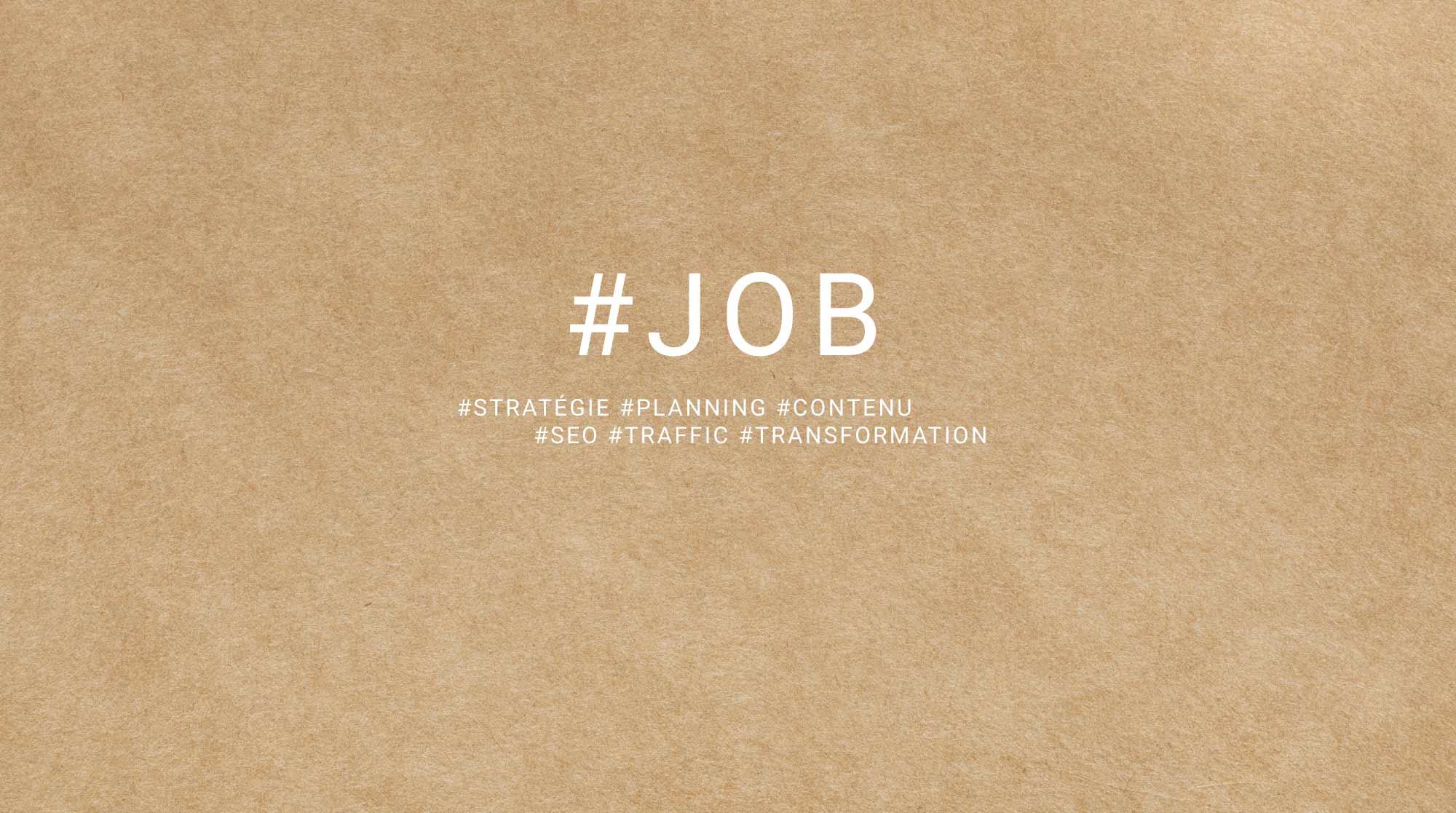 2 postes à pourvoir !