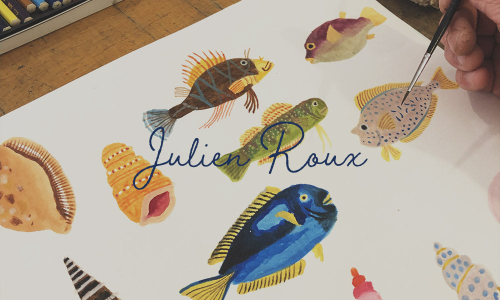 Interview de Julien O. Roux : l’artiste derrière notre tissu inspiré de la mer
