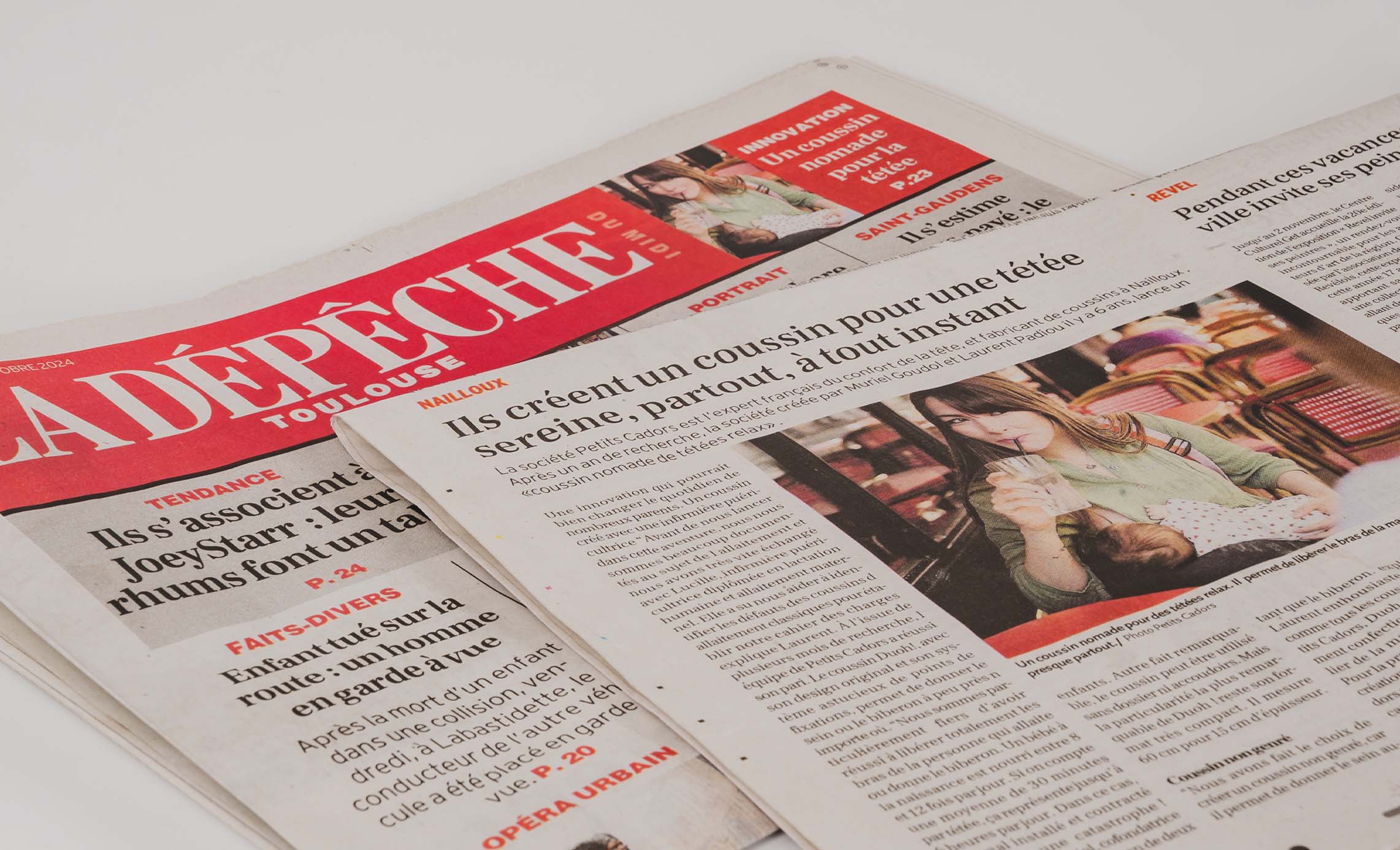 DUOH! dans La Dépêche du Midi