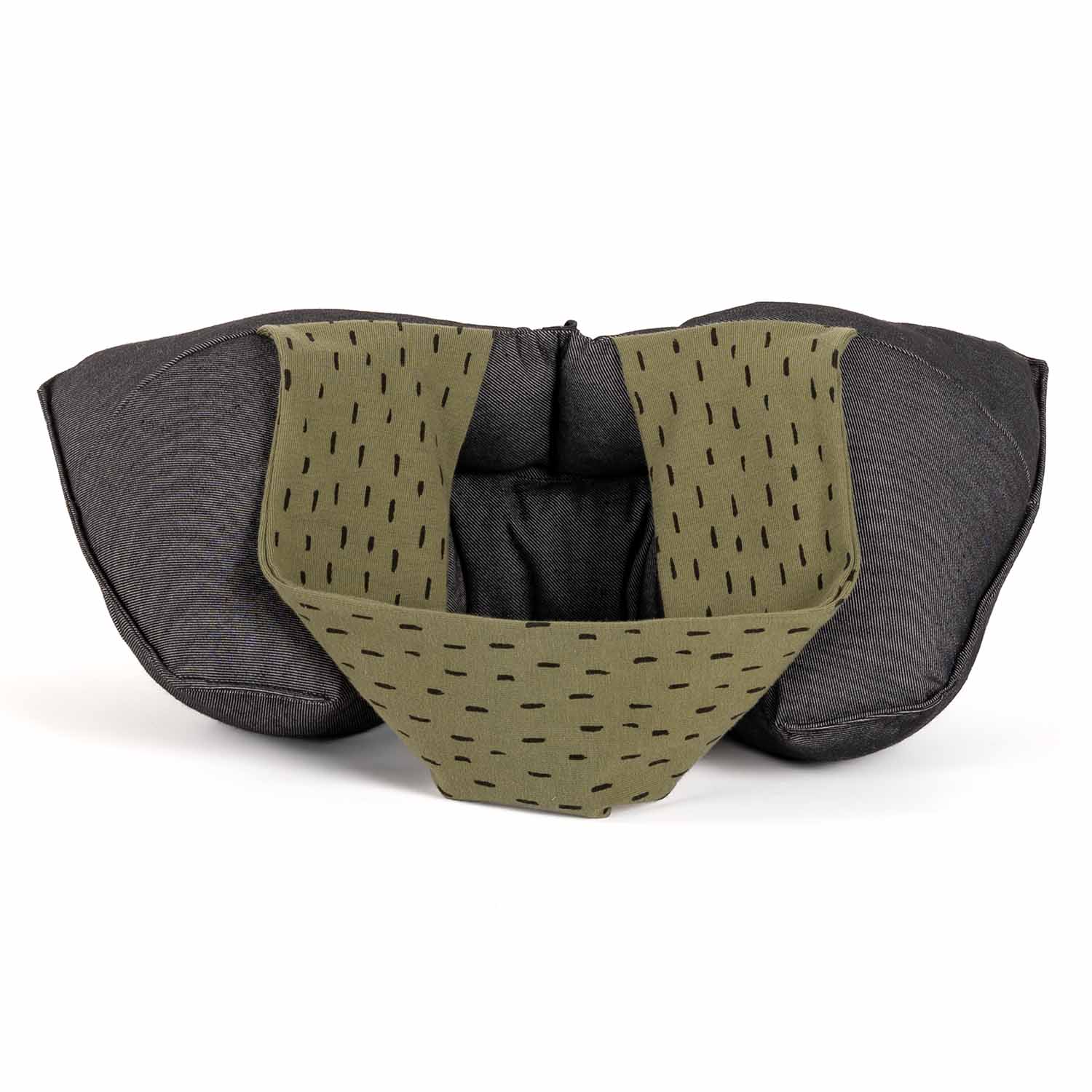 Oreiller de voyage en latex organique Er-GO. Support de cou Oreiller de voyage en latex organique Er-GO. Support de cou