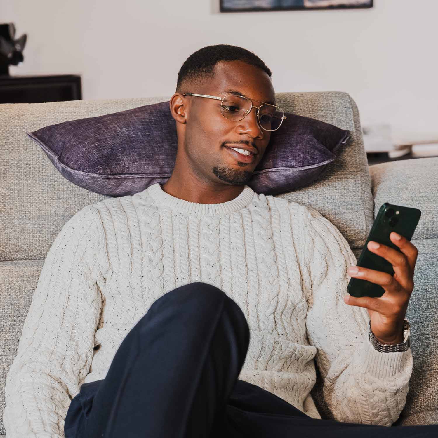 Coussin repose tête et de décoration · ƩPICUR Hestia (velours)