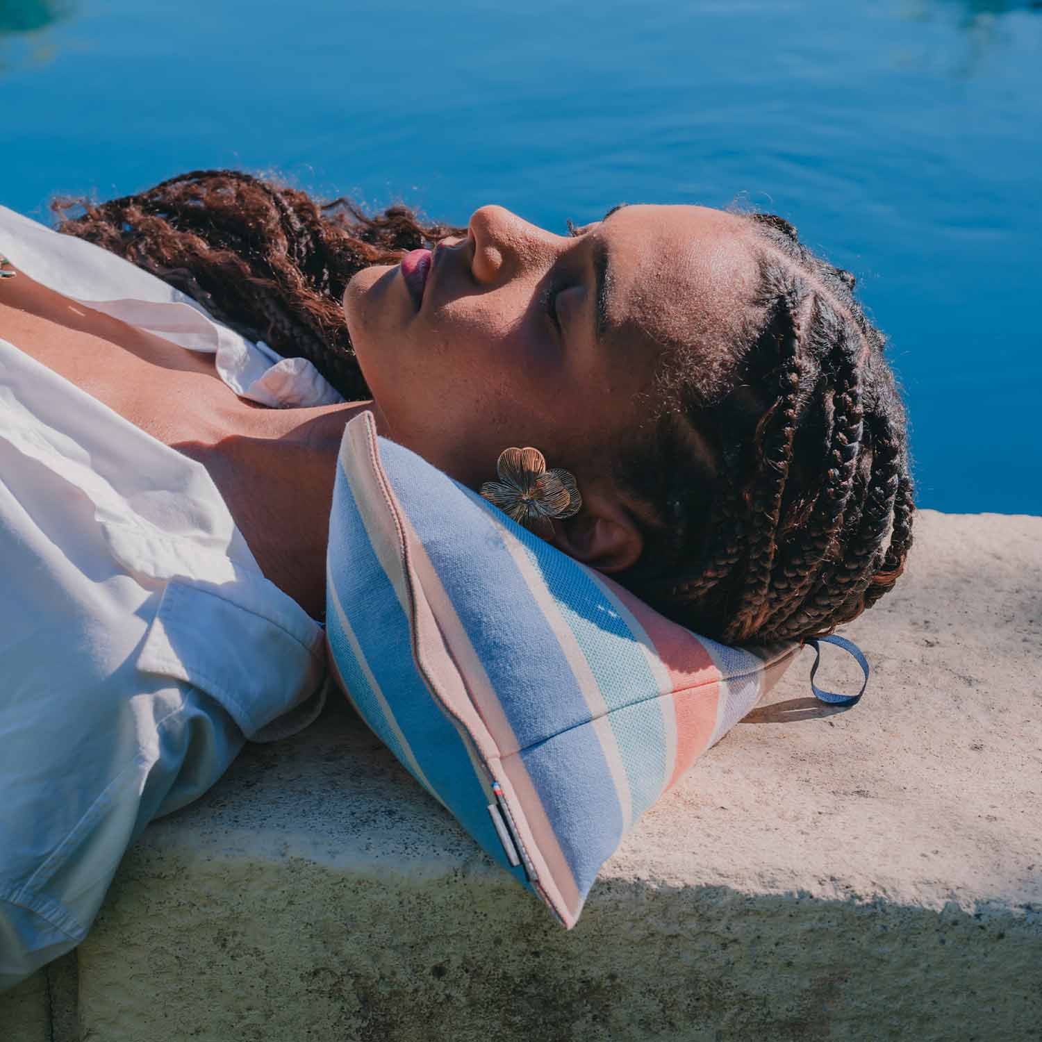 Coussin cervical · Toiles du soleil