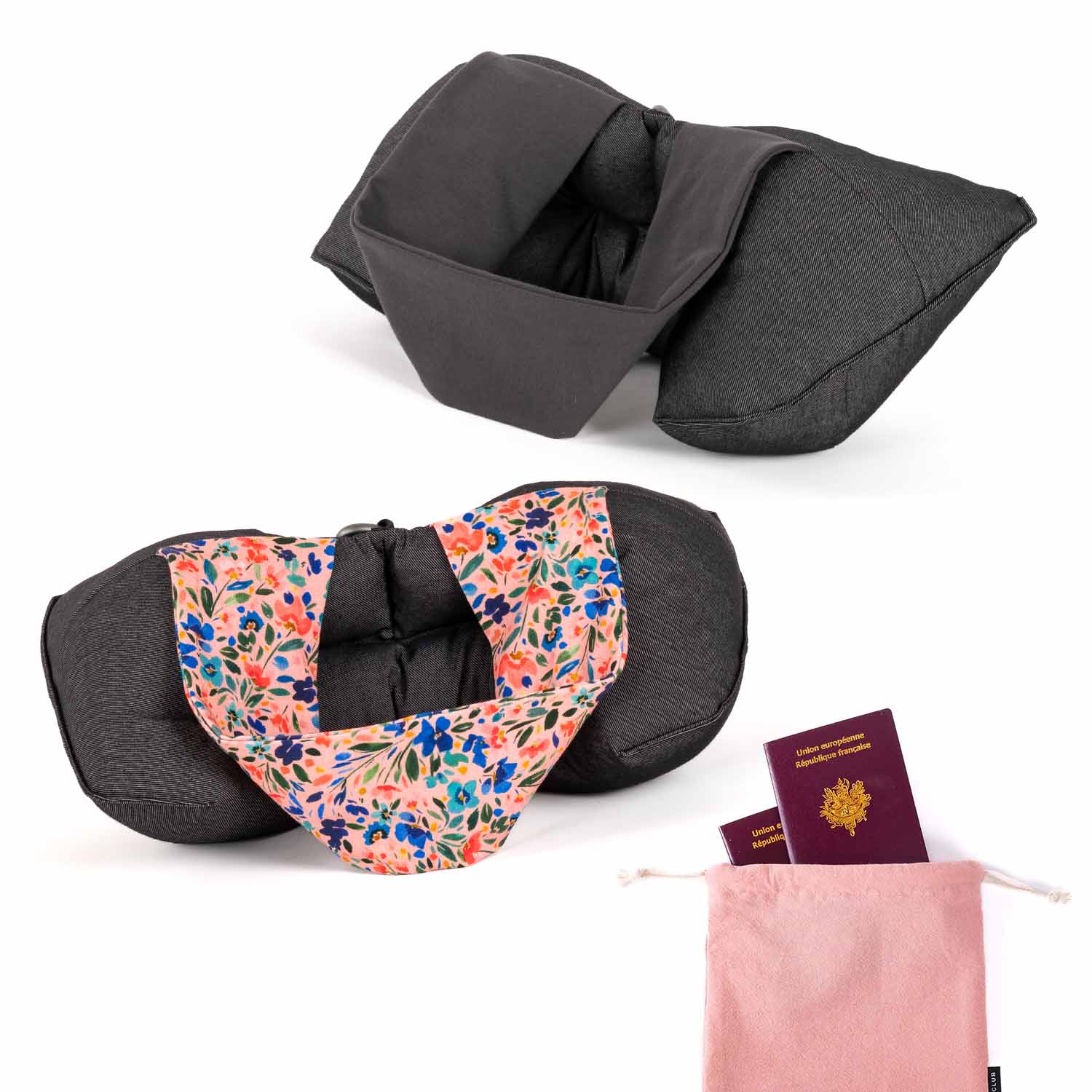 Kit de voyage en train et avion pour 2 personnes