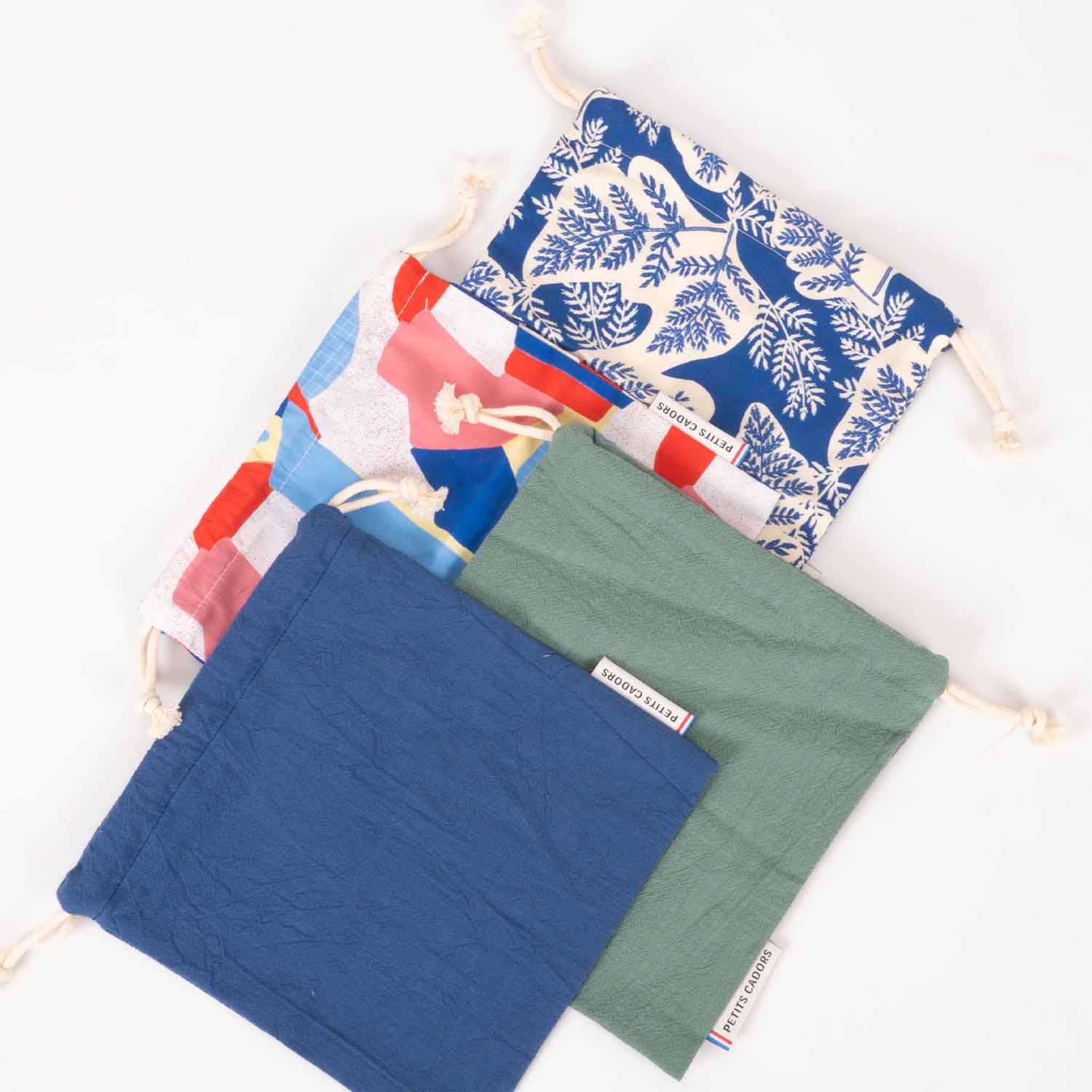 Überraschungs-Lunchpaket · Tasche + Stoffservietten + Etiketten