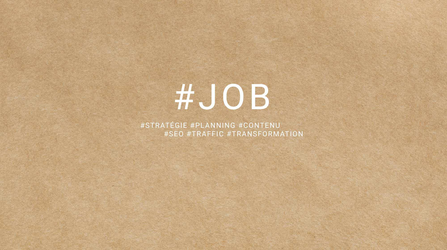 2 postes à pourvoir !