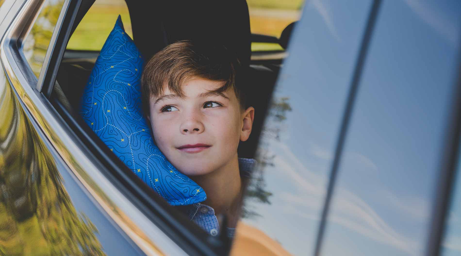 Isidor l'oreiller de voiture gagnant de l’émission Mon invention vaut de l'or sur M6