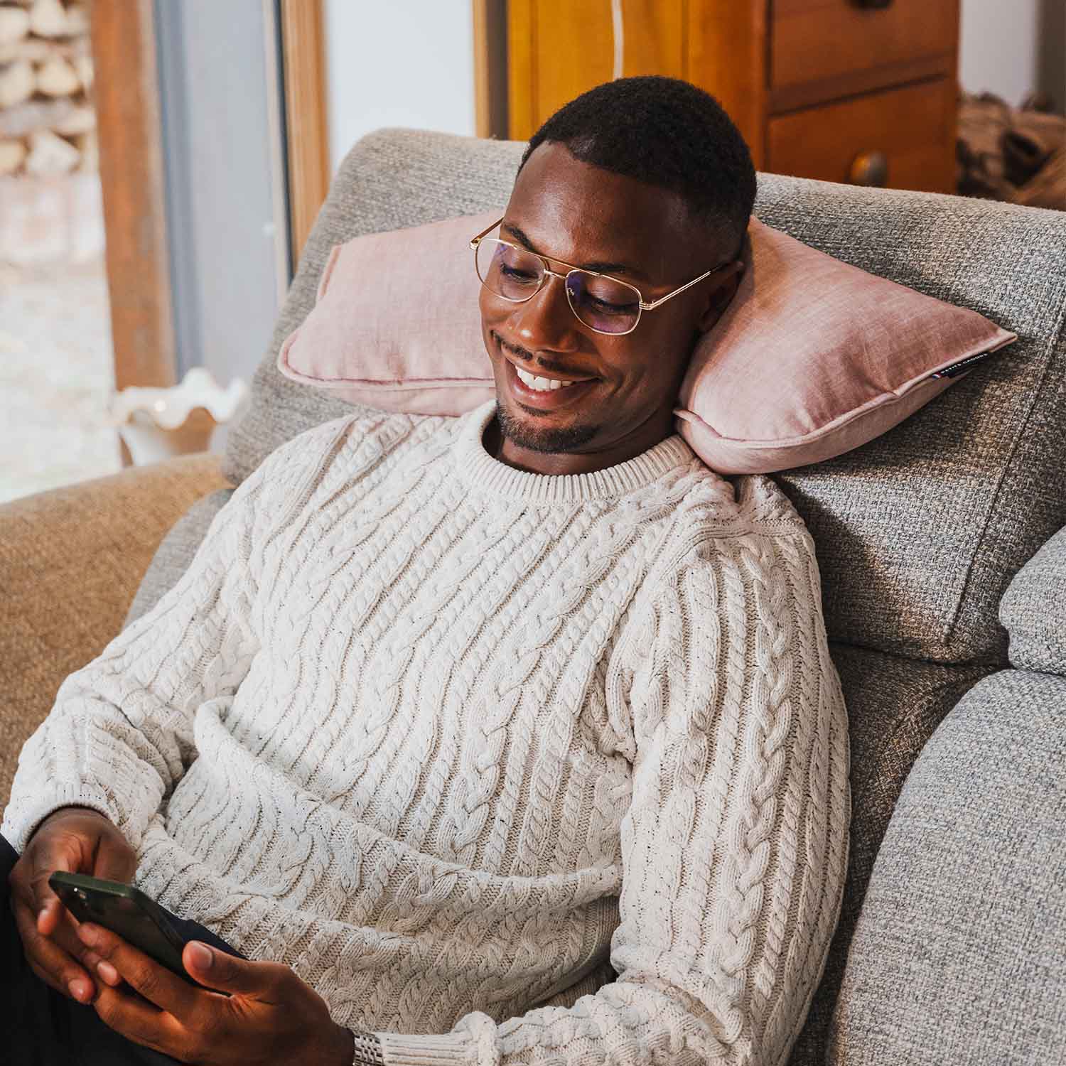 Kopfstütze und Zierkissen · ƩPICUR Aphrodite (Samt)