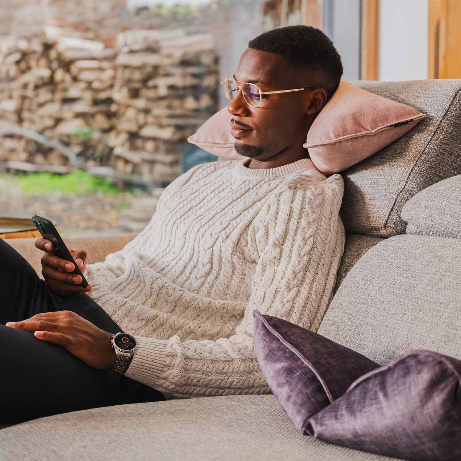 Kopfstütze und Zierkissen · ƩPICUR Aphrodite (Samt)