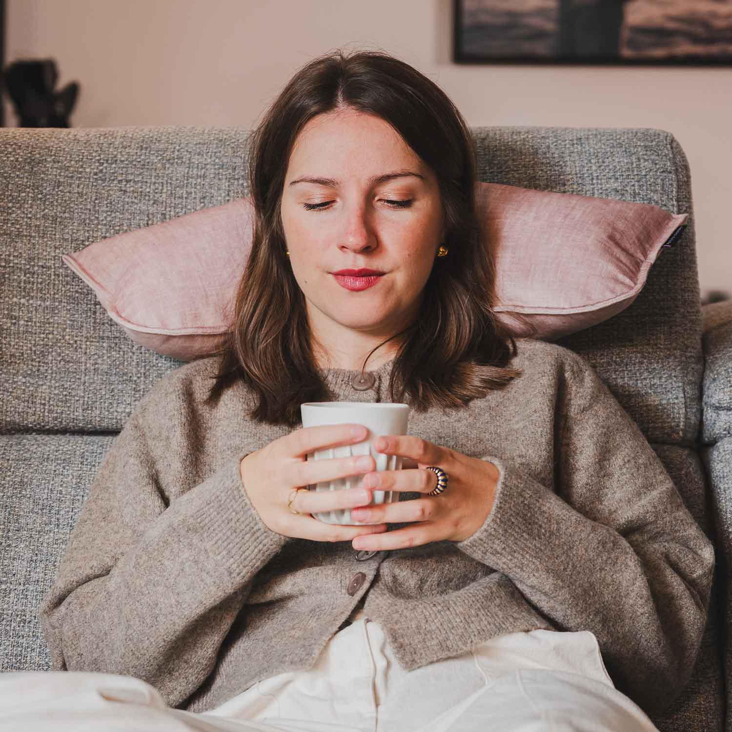 Kopfstütze und Zierkissen · ƩPICUR Aphrodite (Samt)