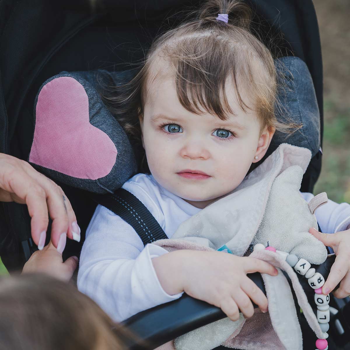 Coussin de tête pour poussette et siège auto
