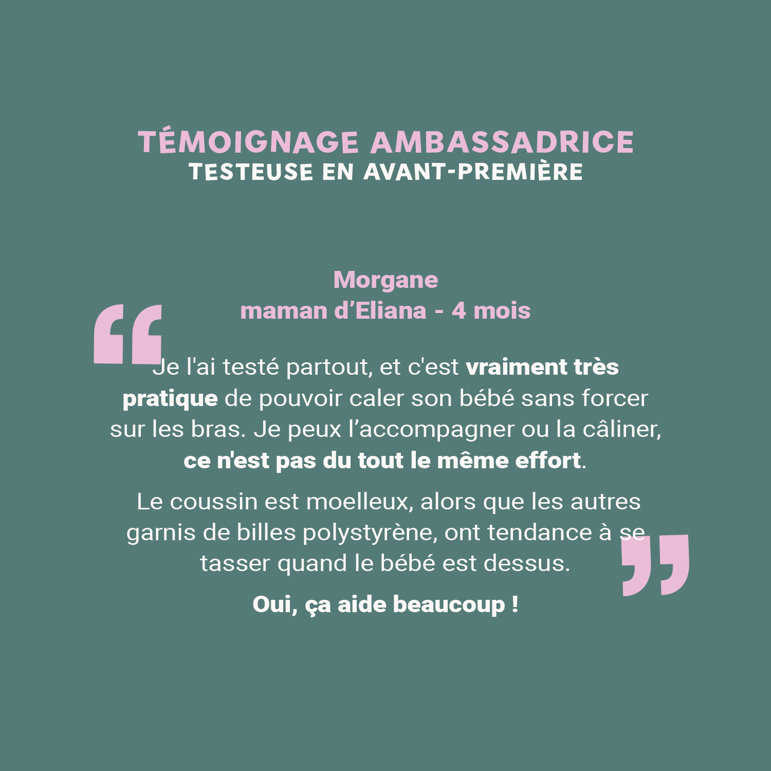 Nursing pillow with purple strap · DUOH!