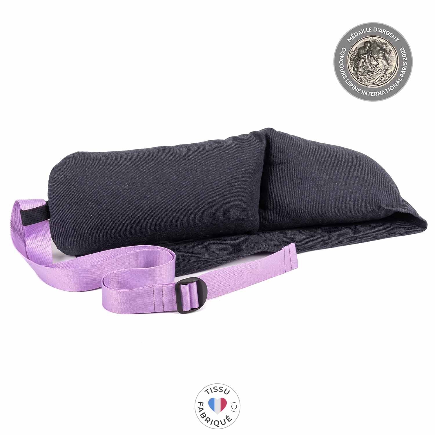 Nursing pillow with purple strap · DUOH!