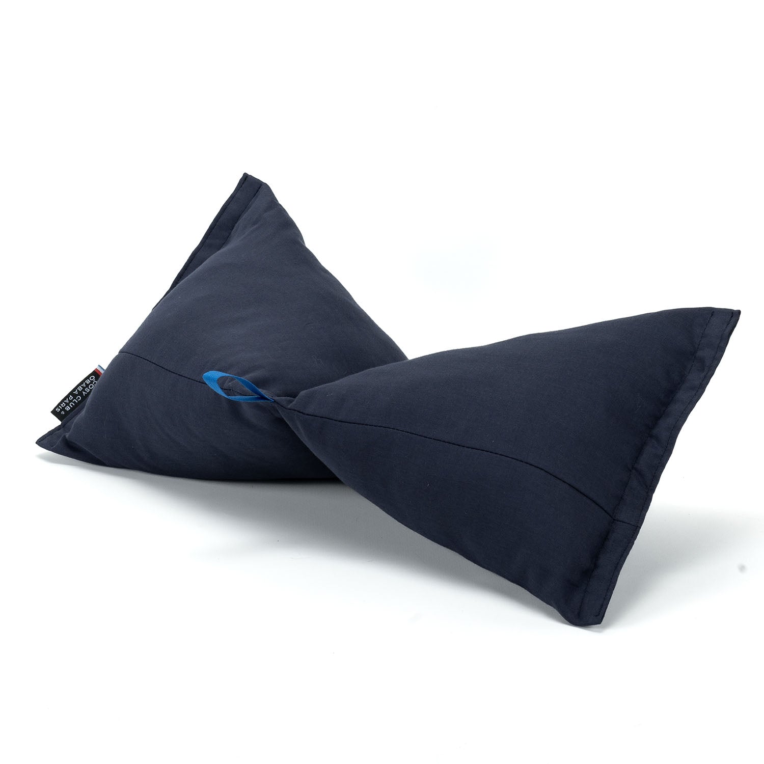 Coussin cervical SALVADOR coloris bleu marine
